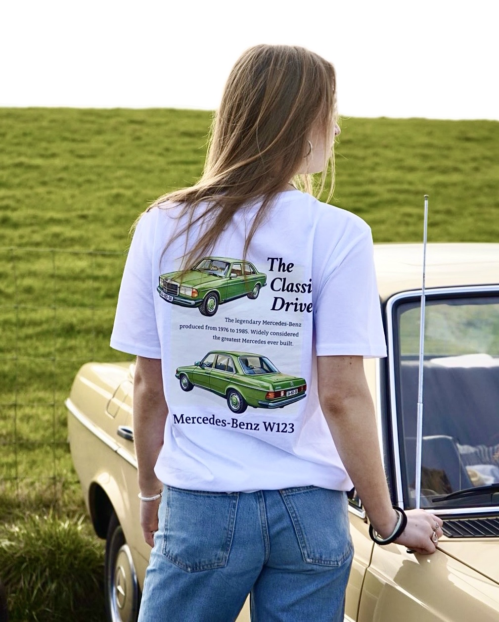 The Classic Drive Shirt – White | Premium Unisex Shirt