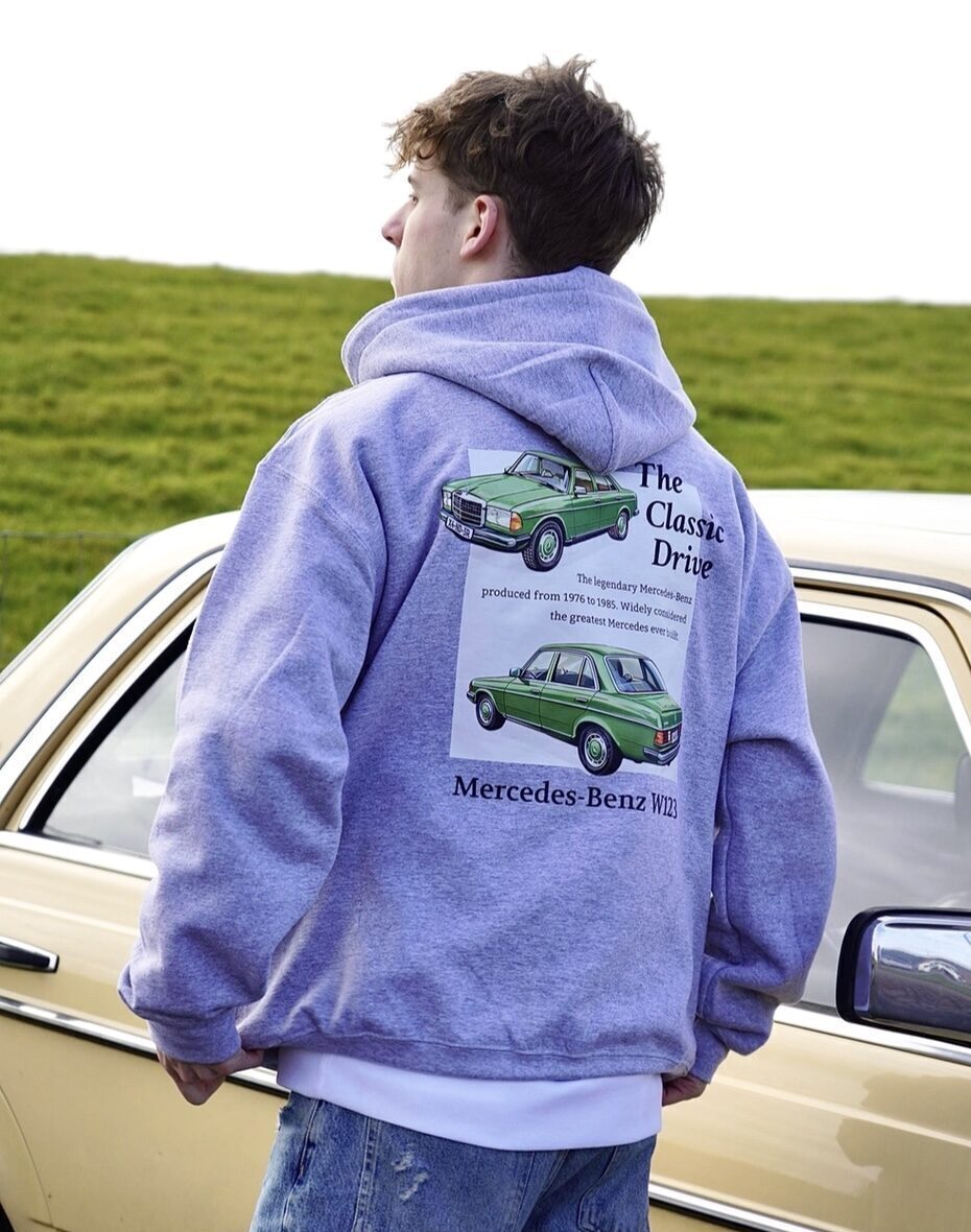 The Classic Drive Hoodie – Grey | Premium Unisex Hoodie