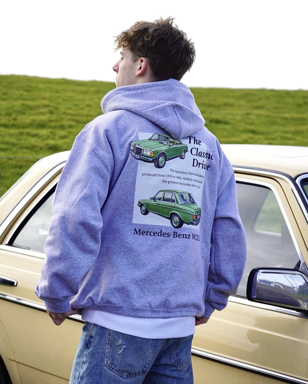 The Classic Drive Hoodie – Grey | Premium Unisex Hoodie