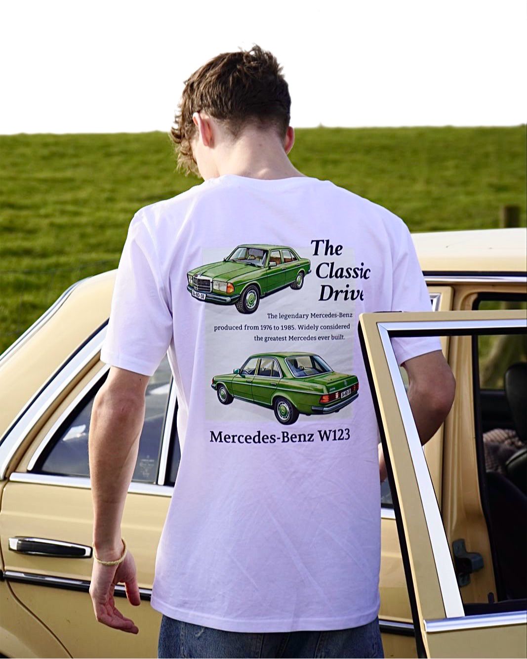 The Classic Drive Shirt – White | Premium Unisex Shirt